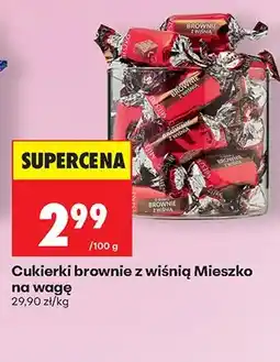 Biedronka Cukierki brownie z wiśnią Mieszko na wagę oferta