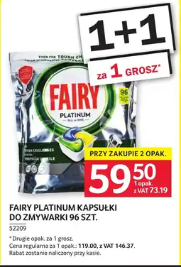 Selgros Kapsułki do zmywarki Fairy oferta