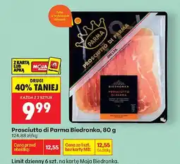 Biedronka Szynka Prosciutto di Parma oferta