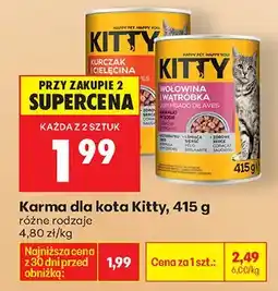 Biedronka Karma dla kota, różne rodzaje oferta