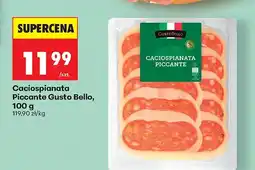 Biedronka Wędliny Caciospianata Piccante oferta