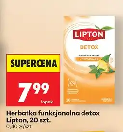 Biedronka Herbatka funkcjonalna detox oferta