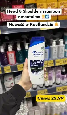 Kaufland Szampon Men Ultra Sport Fresh z mentolem oferta