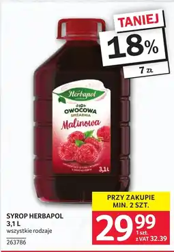 Selgros Syrop Herbapol oferta