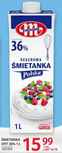 Selgros Śmietanka Mlekovita oferta