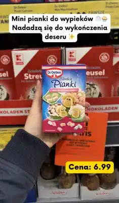 Kaufland Słodkie pianki mini marshmallows oferta