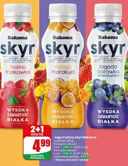 Dino Jogurt pitny skyr malina truskawka oferta