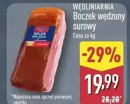 ALDI Boczek surowy Wędliniarnia oferta
