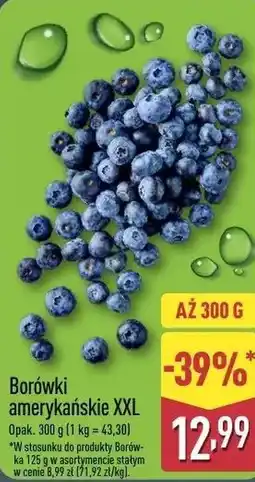 ALDI Borówki amerykańskie oferta