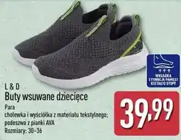 ALDI Buty dziecięce L & D oferta