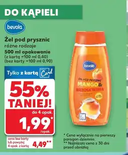 Kaufland Żel pod prysznic bevola oferta