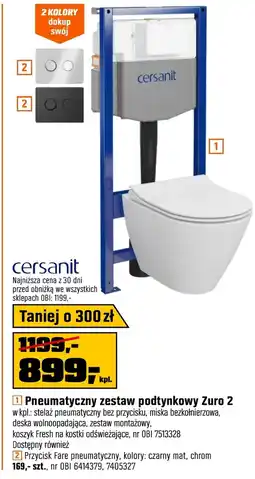 OBI Zestaw podtynkowy Cersanit oferta