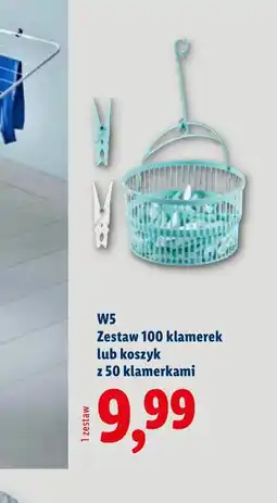 Lidl Zestaw klamerek W5 oferta