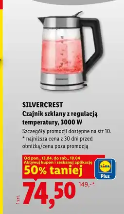 Lidl Czajnik SilverCrest oferta