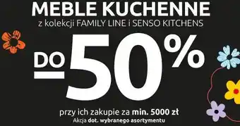 Meble kuchenne z kolekcji Family Line i Senso Kitchens do -50% przy ich zakupie za min. 5000 zł