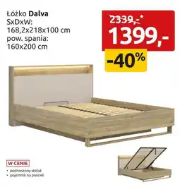 Black Red White Łóżko Dalva 160x200 ze stelażem i pojemnikiem oferta