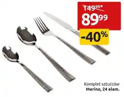 Black Red White Komplet sztućców Merino oferta