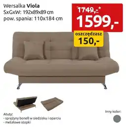 Black Red White Wersalka trzyosobowa Viola rozkładana z pojemnikiem oferta