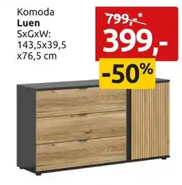 Black Red White Komoda Luen oferta