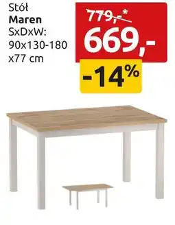Black Red White Stół Maren oferta