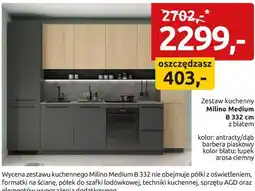 Black Red White Zestaw kuchenny Milino Medium B 332 cm z blatem oferta