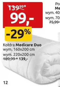 Black Red White Kołdra Medicare Duo 160x200 oferta