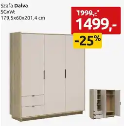 Black Red White Szafa trzydrzwiowa Dalva 180 cm oferta