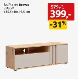Black Red White Szafka RTV Brevas 135 cm oferta