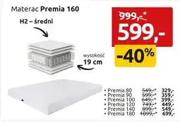 Black Red White Materac sprężynowy kieszeniowy Premia 160x200 H2 oferta