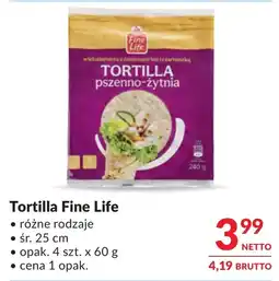 Makro Tortilla Fine life oferta