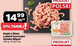 Netto Paski z fileta z kurczaka Sztuka Mięsa oferta