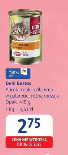 dm drogerie markt Mokra karma dla kota Dein Bestes oferta