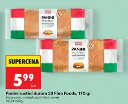 Biedronka Panini rustici durum klasyczne oferta