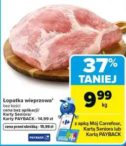Carrefour Łopatka wieprzowa Carrefour oferta
