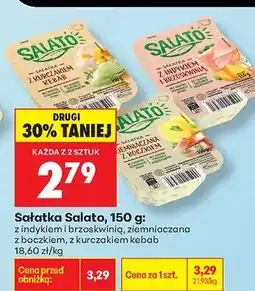 Biedronka Sałatka z indykiem i brzoskwinią oferta