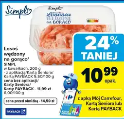 Carrefour Łosoś wędzony Simple oferta