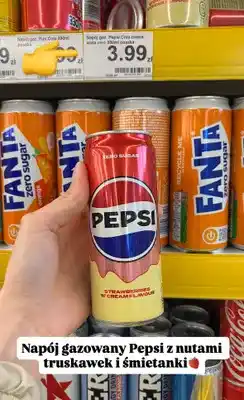 Dino Napój gazowany Pepsi Cola cream soda zero oferta