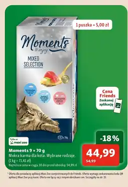 Maxi Zoo Mokra karma dla kota Moments oferta