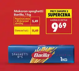 Biedronka Spaghetti Barilla oferta