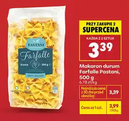 Biedronka Makaron Pastani oferta