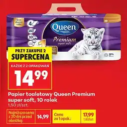 Biedronka Papier toaletowy Premium super soft 10 rolek oferta