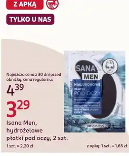 Rossmann Płatki pod oczy Isana oferta