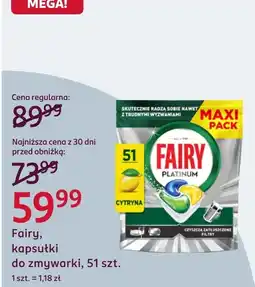 Rossmann Kapsułki do zmywarki Fairy oferta