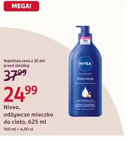 Rossmann Mleczko do ciała Nivea oferta