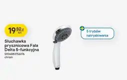Castorama Słuchawka prysznicowa Fala Delta 5-funkcyjna chrom oferta