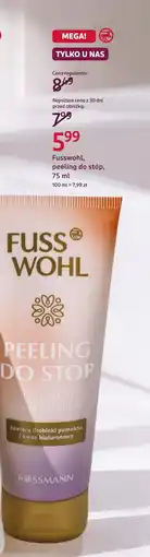 Rossmann Peeling do stóp Fusswohl oferta