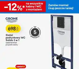 Castorama Stelaż podtynkowy WC Solido 3w1 oferta