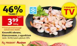 Auchan Blanszowane krewetki oferta