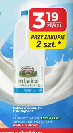 Top Market Mleko Piątnica oferta