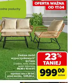 Carrefour Botarii zestaw mebli oferta